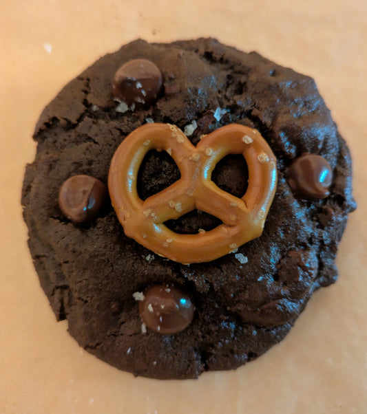 Double Chocolate Salted Caramel Cookie